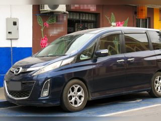 Example photo: blue Mazda Biante